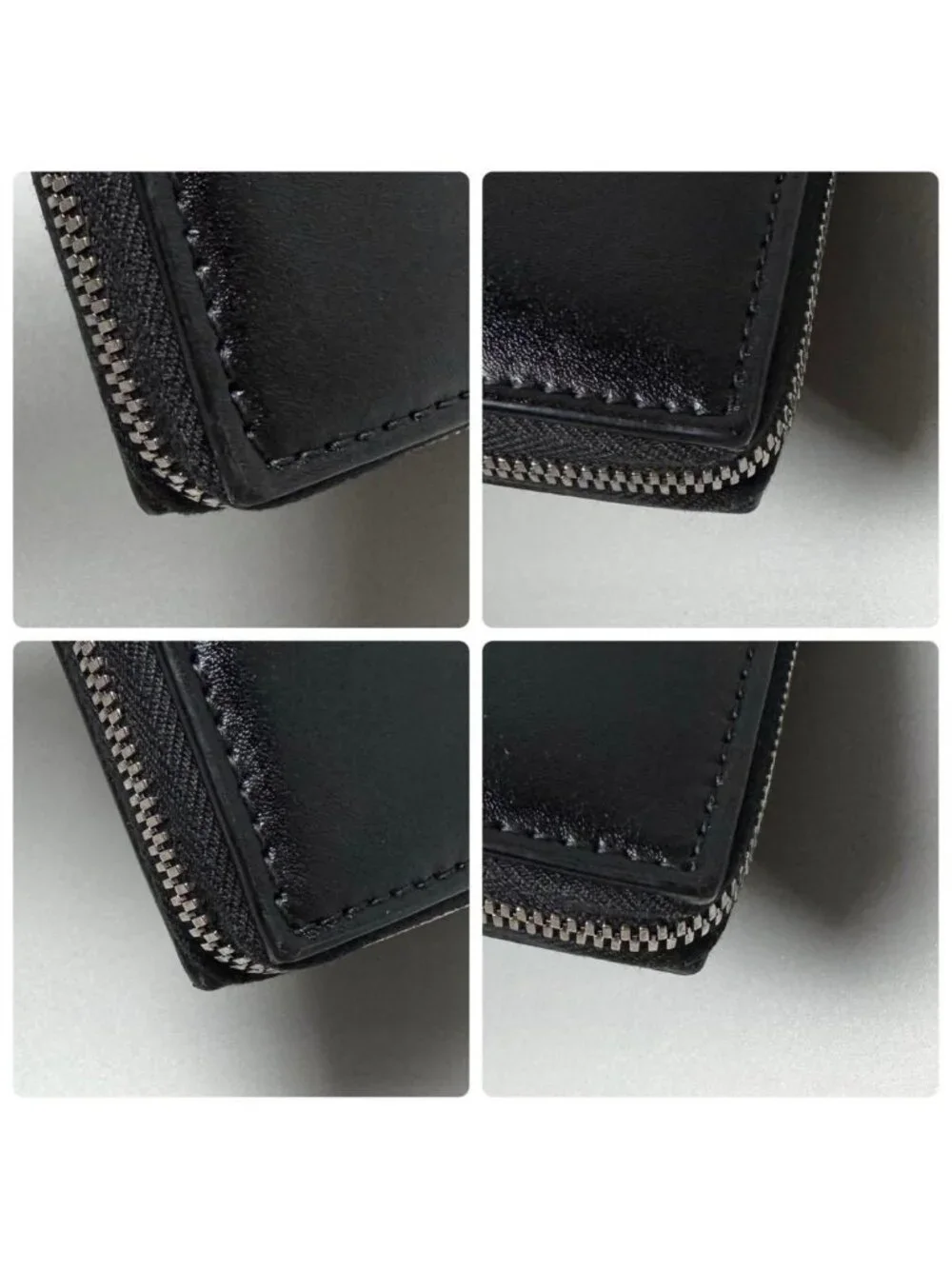 Bottega Veneta Cassette Zip Around Wallet Black